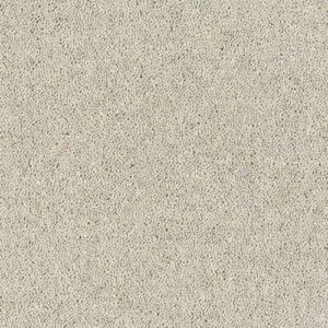 Airedale Pearl Chalk Wool-Blend Twist Carpet, close-up of the carpet texture