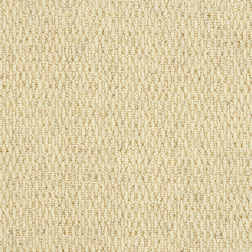 Haworth Cream Chalk Wool Loop Carpet, close-up of the carpet texture