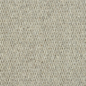 Haworth Silver Gravel Wool Loop Carpet, close-up of the carpet texture