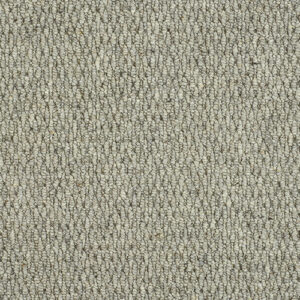 Haworth Warm Slate Wool Loop Carpet, close-up of the carpet texture