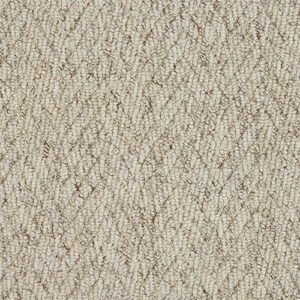 Marlow Natural Flax Herringbone Carpet, close-up of the carpet texture