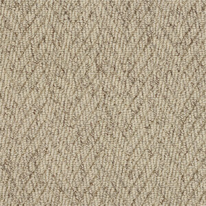Marlow Baked Oat Herringbone Carpet, close-up of the carpet texture