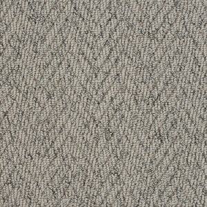 Marlow Stone Grey Herringbone Carpet, close-up of the carpet texture