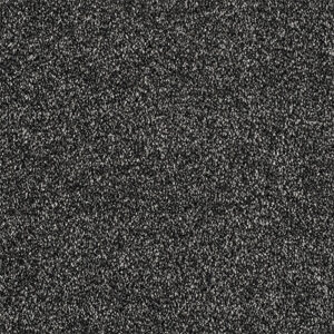 Linden Dark Graphite Deep-Pile Carpet, close-up of the carpet texture