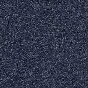 Linden Midnight Blue Deep-Pile Carpet, close-up of the carpet texture