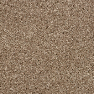 Close-up of Linden Soft Mushroom Deep-Pile Carpet, showing grey-brown taupe tones and a cut-pile surface.